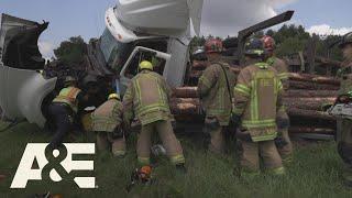 Live Rescue Driver Trapped Inside Crashed Truck Season 3  A&E