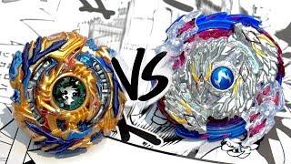 BATTLE Drain Fafnir .8.Nt VS Nightmare Longinus .Ds - Beyblade Burst GodEvolution