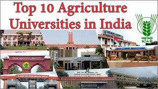 Top 10 Agriculture Universities in IndiaTop Agriculture University in India  ICAR Ranking list