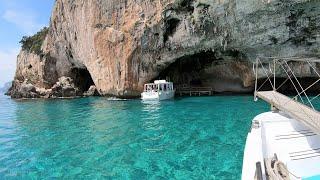 Escursione in barca nelle grotte del Bue Marino e Cala Luna Sardegna 4k