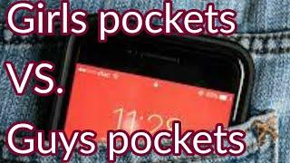 Girls pockets vs. Guys pockets