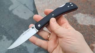 Folding knife Nieto Comando Black G-10 909G10N Demo.
