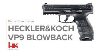 5.8344 UMAREX CO2 Vzduchová pistole Heckler&Koch VP9 BlowBack 45mm  Colosus
