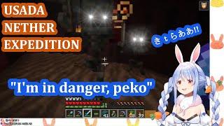 Pekoras Trip Through Hell - PART 1 -【HololiveEng Sub】【Minecraft】