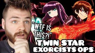 First Time Reacting to Twin Star Exorcists Openings 1-4  New Anime Fan