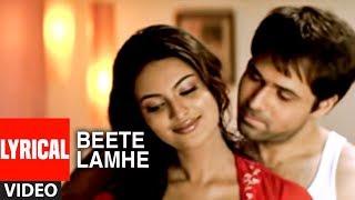 Beete Lamhe Lyrical Video Song   The Train  K.K.  Mithoon  Emraan Hashmi Geeta Basra