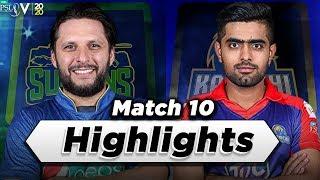 Multan Sultans vs Karachi Kings  Full Match Highlights  Match 10  28 Feb  HBL PSL 2020MB1