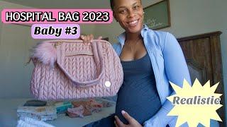WHATS IN MY HOSPITAL BAG LABOR & DELIVERY 2023 BABY #3  37 WEEKS PREGNANT BRITTANY WILLIAMS.