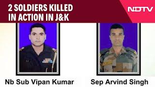 Jammu & Kashmir News  2 Soldiers Killed In Action In J&K 2 Terrorists Shot Dead In Another OP