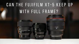 Can the Fujifilm XT-5 keep up with Full Frame?  XT-5 vs A7IV vs R6ii