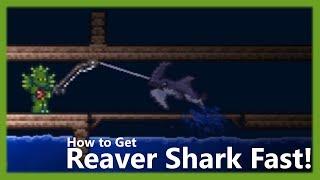 Terraria - How to Get the Reaver Shark Pickaxe Fast