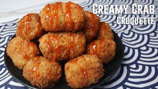 Creamy Crab Croquettes  Resepi Cucur Ketam Viral Yang Sedap