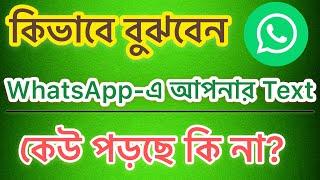 WhatsApp Text সে পড়ছে কি না দেখুন  WhatsApp Read Receipts