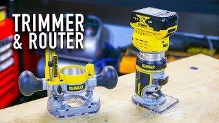 NEW DeWalt 18v Cordless Trimmer and Router