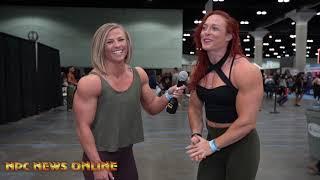 2019 LA FIT EXPO  IFBB  Womens Physique Pros Brooke Walker & Katie Lee