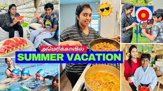  அமெரிக்காவில் கோடை விடுமுறை  Extra Classes & Fun time  Lunch  Day in My Life  USA Tamil VLOG