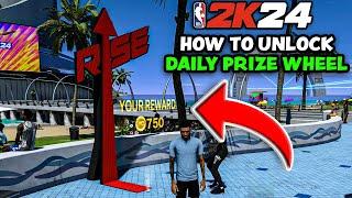 Where To Find The Daily Wheel Spin NBA 2K24 Daily Prize Wheel