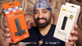 COMPARISON - Amazon FIRE TV 4K vs Realme GOOGLE TV Stick 4K - Which One should You Buy?