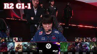 T1 vs FLY - Game 1  Round 2 LoL MSI 2024 Play-In Stage  T1 vs FlyQuest G1 full game