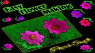 diy How to make Ootyflower & Paper Flower making ideasPaper Craft paper flowerLachucraftwork2021