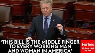 JUST IN Rand Paul Torches Foreign Aid Bill On Senate Floor Receives Pushback From Some Senators