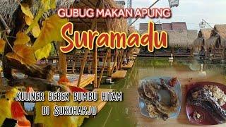 Kuliner enak di Gubug makan apung Suramadu menikmati bebek bumbu hitam di Sukoharjo