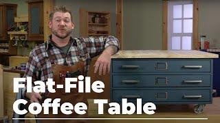 Make A Flat-File Coffee Table