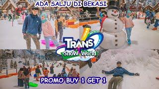 TRANS SNOW WORLD BEKASI - WAHANA BERMAIN SALJU TERBESAR DI INDONESIA TEMA PERGUNUNGAN ALPEN DI SWISS