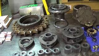 C.J. Plant Limited - Hitachi ZX225 Final drive Strip Clean and Rebuild.