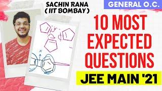 JEE Main 2021 10 MCQs Series  GOC  Most Expected Questions  Check your Preparation  SR IITB