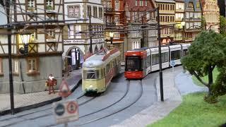 Model Tramway rebuilt  Modell Straßenbahn im Maßstab HO