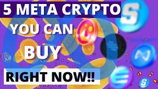 Top 5 Best Metaverse Cryptocurrencies to invest in May 2022  1000X Profit  Next Crypto to Explode