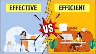 Effective vs Efficient ? Which one Are You ? Personality Test