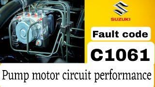 Suzuki C1061 Pump motor circuit performance easy fix car hospital.
