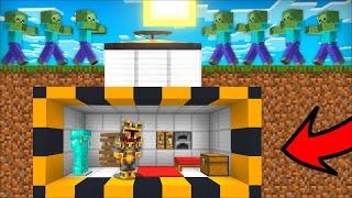 Minecraft ZOMBIE APOCALYPSE UNDERGROUND BUNKER HOUSE MOD  DONT LET THE ZOMBIES IN  Minecraft Mods