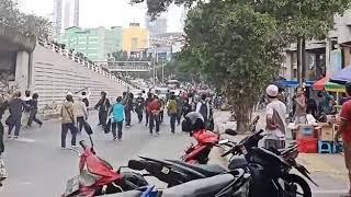 Tawuran bonjer vs boedoet jalan jati baru