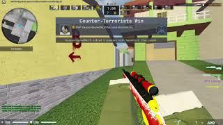 Bro Didnt Expect This Scout Peek Roblox counter Blox