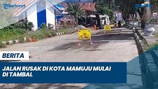 Jalan Rusak di Kota Mamuju Mulai Ditambal