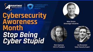 Cyber Security Awareness Month Stop Being Cyber Stupid