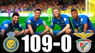 FIFA 23  RONALDO MESSI MBAPPE NEYMAR HAALAND ALLSTARS  Al-Nassr 109-0 Benfica   PS5 4K 60FPS