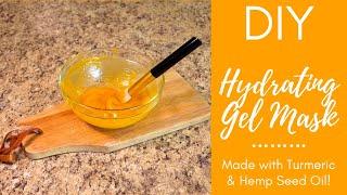 DIY Hydrating Turmeric Gel Mask With Aloe  All Natural for clear & glowing skin 
