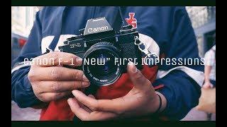 Canon F-1 New First Impressions SF Street Photography