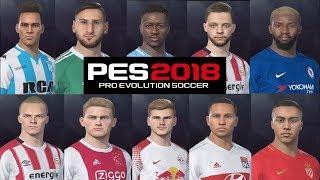 JUGADORES JÓVENES CON CARAS REALES SUB-23 PES 2018