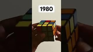 Rubik’s cubes then V.S. Now