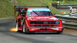 Best of Audi Quattro S1 Group B Rally & Hillclimb Monsters  Pure sound