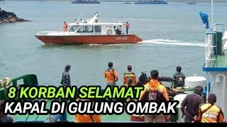 Evakuasi Korban Kapal pemancing tenggelam di teluk balikpapan