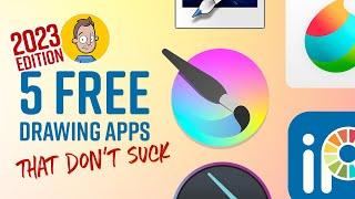 5 Free and Really Good Drawing & Painting Apps - 2023 EDITION