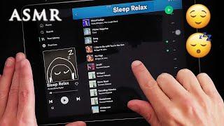 ASMR What’s on my Sleep & Relax Playlist?  iPad Tapping Show & Tell