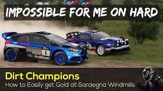 Gran Turismo 7 - How To Get Gold in the Dirt Champions race at the Sardegna Windmills NORMAL.