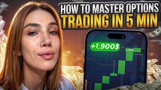  HOW TO MASTER OPTIONS TRADING IN 5 MINUTE  Live Trading Options  Options Trading Long Call